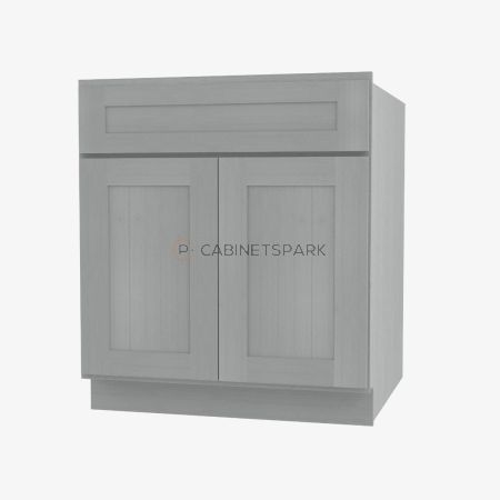 Forevermark AN-SB27B Sink Base Cabinet | Nova Light Grey Shaker