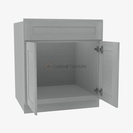 Forevermark AN-SB33B Sink Base Cabinet | Nova Light Grey Shaker