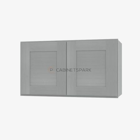 Forevermark AN-W2418B Double Door Wall Cabinet | Nova Light Grey Shaker