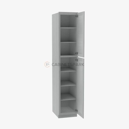 Forevermark AN-WP1596 Tall Wall Pantry Cabinet | Nova Light Grey Shaker