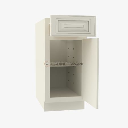 Forevermark SL-B09 Single Door Base Cabinet | Signature Pearl