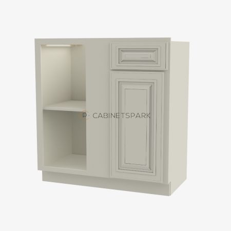 Forevermark SL-BBLC39/42-36"W Base Blind Corner Cabinet | Signature Pearl