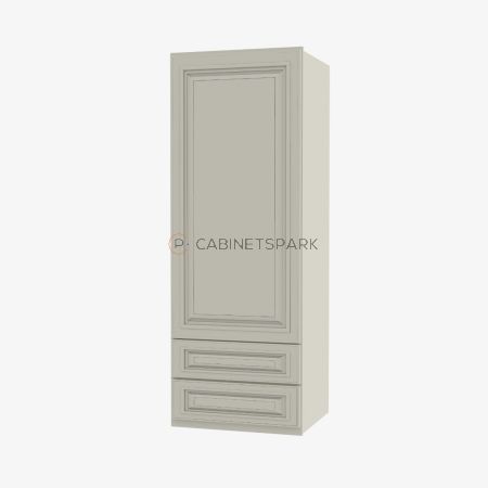 Forevermark SL-W2D1848 Wall Cabinet With 2 Built-In Drawers | Signature Pearl