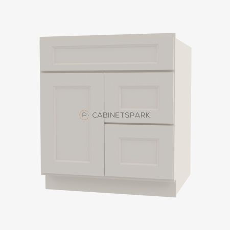 Forevermark TQ-S3021DR-34-1/2" Combo Vanity with Right Drawer | Townplace Crema