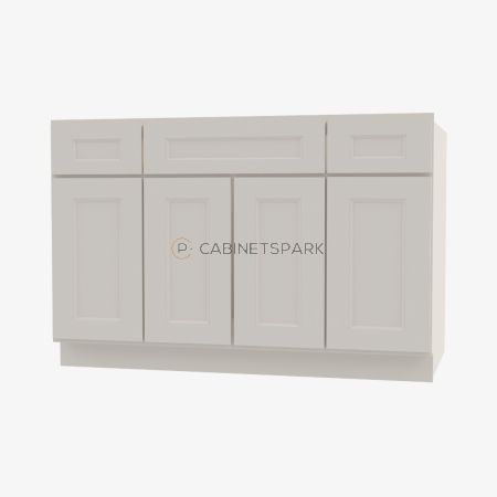 Forevermark TQ-S4821B12D-34-1/2" Sink Base Combo Vanity with Drawers | Townplace Crema