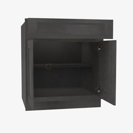 Forevermark TS-B24B Double Door Base Cabinet | Townsquare Grey