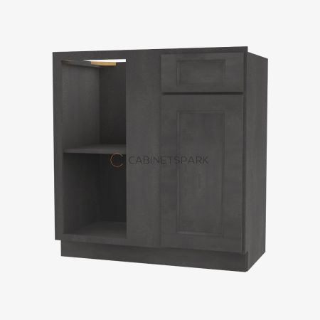 Forevermark TS-BBLC39/42-36"W Base Blind Corner Cabinet| Townsquare Grey