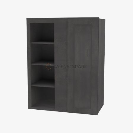 Forevermark TS-WBLC30/33-3030 Wall Blind Corner Cabinet | Townsquare Grey