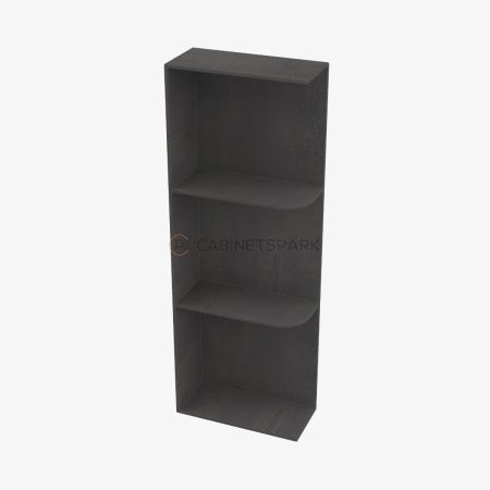 Forevermark TS-WES542 Wall End Shelf with Open Shelves | Townsquare Grey