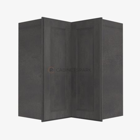 Forevermark TS-WSQ2430 Easy Reach Wall Corner Cabinet | Townsquare Grey