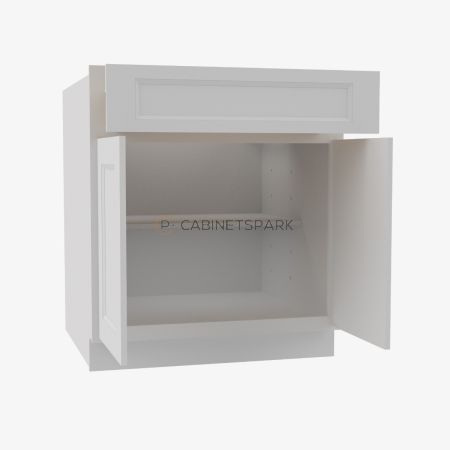 Forevermark TW-B24B Double Door Base Cabinet | Uptown White