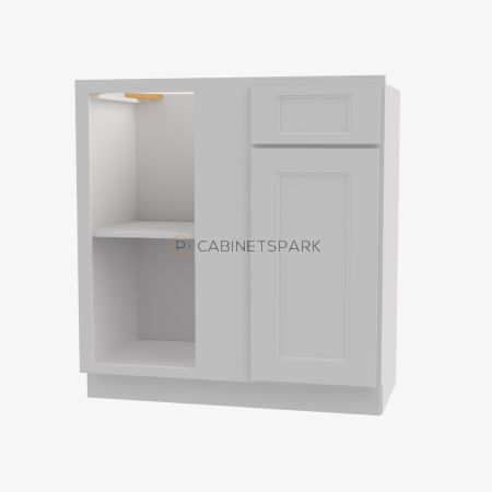 Forevermark TW-BBLC39/42-36"W Base Blind Corner Cabinet | Uptown White