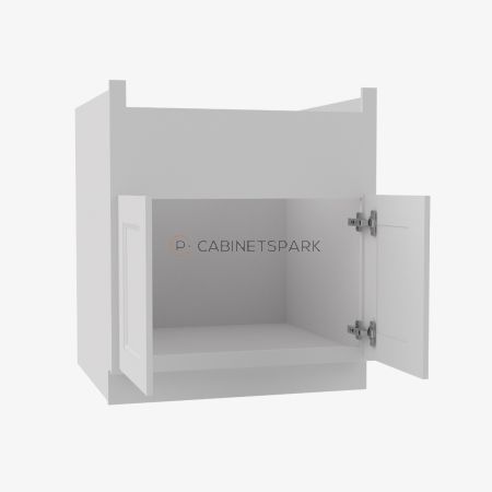 Forevermark TW-FSB30B Farm Sink Base Cabinet | Uptown White