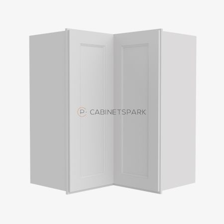 Forevermark TW-WSQ2430 Easy Reach Wall Corner Cabinet | Uptown White