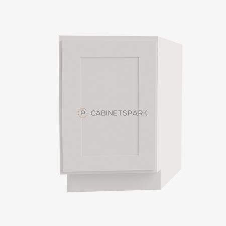 Forevermark VW-BTC12L Base Transitional Cabinet Left | Vista White Shaker