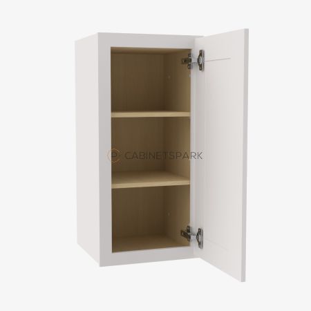 Forevermark VW-W1236 Single Door Wall Cabinet | Vista White Shaker