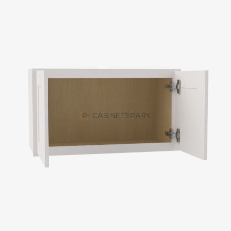 Forevermark VW-W2415B Double Door Wall Cabinet | Vista White Shaker