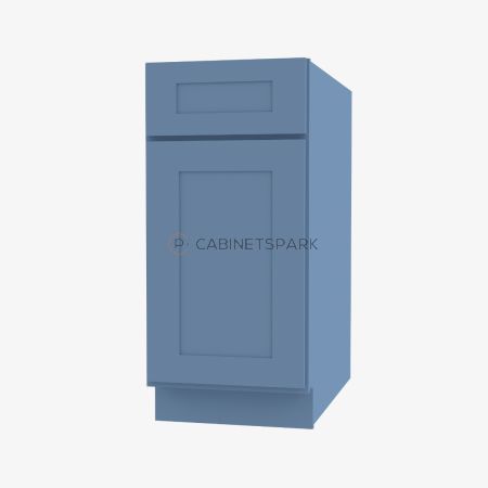 Forevermark AX-B09 Single Door Base Cabinet | Xterra Blue Shaker