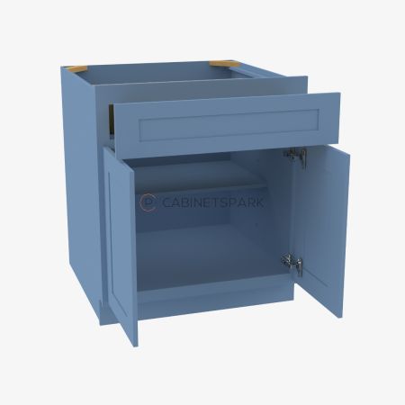 Forevermark AX-B24B Double Door Base Cabinet | Xterra Blue Shaker