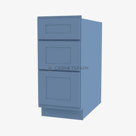 Forevermark AX-DB15(3) Drawer Pack Base Cabinet | Xterra Blue Shaker