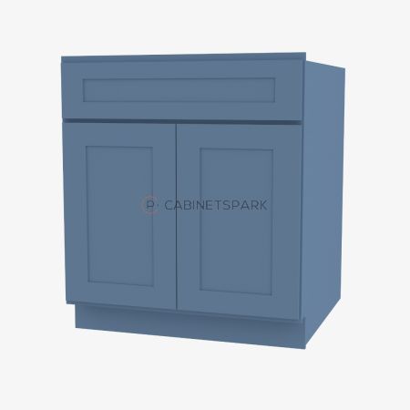 Forevermark AX-SB24 Sink Base Cabinet | Xterra Blue Shaker