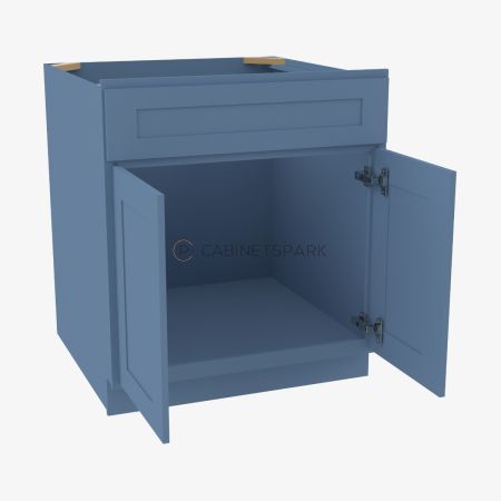 Forevermark AX-SB30B Sink Base Cabinet | Xterra Blue Shaker