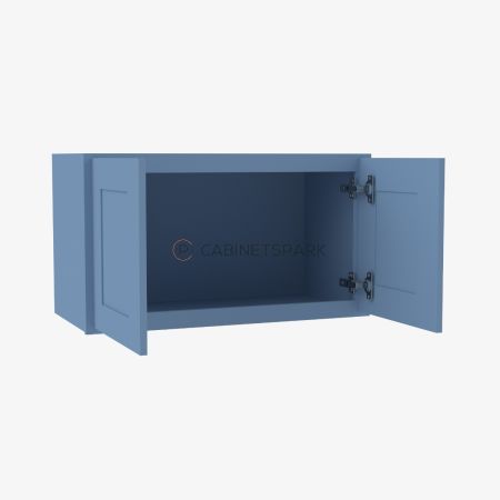 Forevermark AX-W2430B Double Door Wall Cabinet | Xterra Blue Shaker