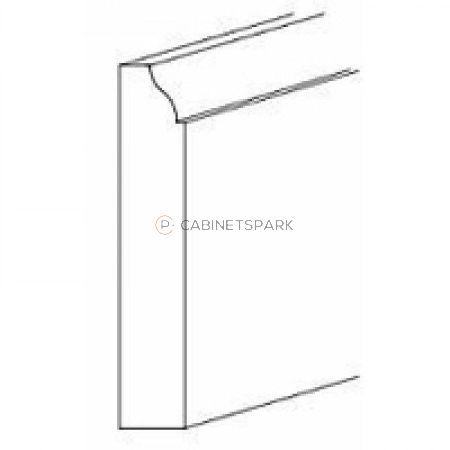 Forevermark GW-BM4-1/2"-5/8" Base Board Moulding | Gramercy White