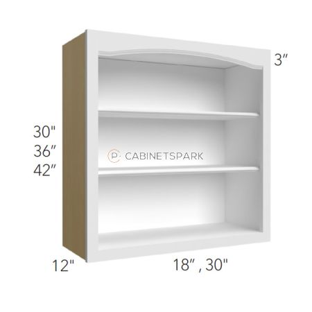 Fabuwood GF-WOS3042 Open Shelf | Galaxy Frost